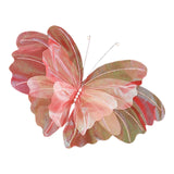 Maxbell Wedding Decor Artificial Butterfly Decoration for Outdoor and Indoor Banquet 40cmx47cm Pink