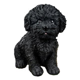 Maxbell 2Pcs Creative Dog Figurine Statues Collection for Desktop Office Living Room