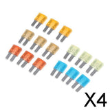 Maxbell 4x15 Pieces Micro 2 ATR Automotive Fuses Assorted 5A 7.5A 10A 15A 20A Set