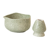 Maxbell Matcha Bowl with Whisk Holder Gift with Spout for Kitchen Tea Lovers Friends Tea Color
