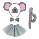 Maxbell Mouse Costume Kids Dress up Cosplay Props Cute Little Mouse Cartoon Hairband Style B