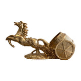Maxbell Wine Bottle Holder Animal Figurine Bottle Rest Statue for Bar Countertop Decor Gold