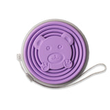 Maxbell Silicone Folding Travel Water Cup Small with Lid for Running Camping Outdoor