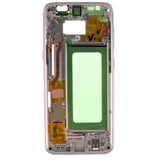 Maxbell 2xMiddle Frame Bezel Chassis Housing Repalcement for Samsung Galaxy S8 Silver