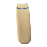 Maxbell Prosthetic Sock Elastic below Knee Soft Portable Cotton Protective for Women khaki L