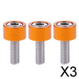 Maxbell 3x3pcs 8mm Ignition Header Cup Washers Bolts Kit for Honda EG/EK Engines Gold