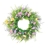 Maxbell Artificial Flower Wreath Elegant Floral Wreath for Party Front Door Festival 45cm