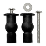 Maxbell 1 Pair Toilet Seat Screw and Bolt Kit High Reliability Sturdy Easily Install M5 Long