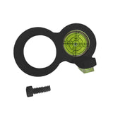 Drill Level Small Circular Bubble Level for Furniture Woodworking Work Shop Black