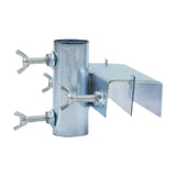 Maxbell Deck Umbrella Holder Tricycle Metal Parasol Holder for Fence Courtyard Chair Horizontal