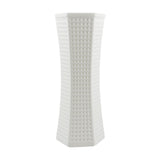 Maxbell Flower Vase Minimalist Easy to Use Ideal Gift Modern Simple Desktop Ornament White