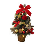 Maxbell Tabletop Christmas Tree with Lights Decoration for Fireplace Holiday Bedroom Style C