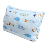 Baby Feeding Pillow Breastfeeding Cushion Baby Bottle Feeding Pillow Blue Fishes