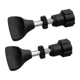Maxbell Maxbell 2 Pieces Wooden Router Base Gear Screw Stable for Woodworking Cabinet Closet