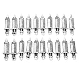 Maxbell 20 Pieces Alloy Cylinder Needle Charm Pendant For Jewelry Making Accessories - Aladdin Shoppers