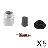 Maxbell 5x4 Pieces Wheel Tire Pressure Sensor Service Rebuild TPMS Service Pack Kit
