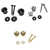 Maxbell 6 Electric/Acoustic Guitar Strap Button Screw Lock Kit Quality Steel Part