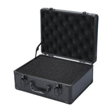 Maxbell Tool Box Organizer with Foam Liner Storage Box for Workshop Outdoor Household 34.5x27x15cm Black