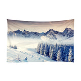 Maxbell Christmas 3D Effect Wall Hanging Tapestry Dormitory Bedspread Beach Towel D