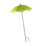 Maxbell Plant Umbrella with Metal Stake Weatherproof Sun Shade Cloth for Garden Beds Green