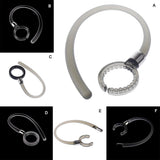 Maxbell 4xEar Hooks Loop Clip for iPhone Samsung Motorola Bluetooth Headset 11mm B Clear