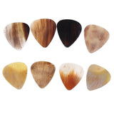 10x8pcs QUALITY HANDCRAFTED HORN GUITAR PICKS