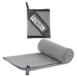 Maxbell Quick Drying Towel Fast Drying Travel Towel for Camping Outdoor Workout Gray