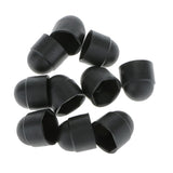 Maxbell 6x10pcs/set M10 Black Dome Bolt Nut Protection Caps Cover Hexagon Screws