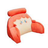 Maxbell Rest Pillow for Sitting up Cartoon Support Pillow for Bed Sofa Red