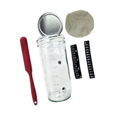 Maxbell Sourdough Starter Kit Tool Glass Measuring Cup for Coffee Kitchen Bakery 730ml