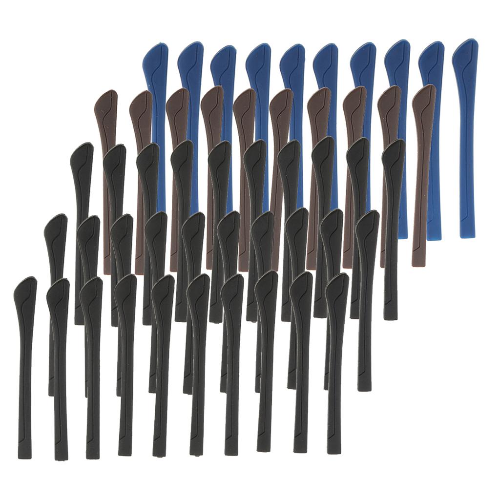 50 Pieces Eyeglasses Temple End Tips Ear Sock Tubes Replacement Repair