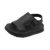 Maxbell Children Sandals Casual Lightweight Non Skid Comfortable Open Toe Boys Shoes Black 24
