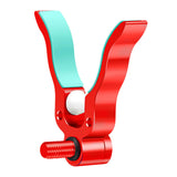 Maxbell Fishing Rod Holder Easy Installation Aluminum Alloy for Sea Freshwater River Red