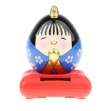 Maxbell Maxbell Cute Solar Powered Swinging Praying Doll Bobbling Toy Auto Home Decor #D