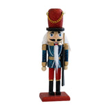 Maxbell Christmas Nutcracker (16cm Tall) Handpainted Crafts for Table Christmas Red