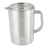 Maxbell Water Pitcher Summer Versatile Household Ice Tea Kettle for Ice Tea Lemonade 1800ml 19.5cmx11.5cm
