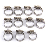 Maxbell 30x Adjustable Car Fuel Petrol Pipe Hose Clips Stainless Spring Clamp 8-19mm
