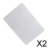 Maxbell 2xFace Painting Practice Board Stage Show Beginners Makeup Practice Face Board Clear
