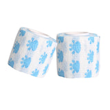 Maxbell Maxbell 2 Pieces Self-adhesive Wrist Ankle Joints Wrap Bandage Tape White + Paw
