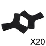 20x2 Pieces / Set Scuba Diving Snorkeling Silicone Fin Keepers Gripper Strap L