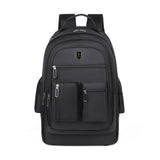 Maxbell Rolling Backpack Water Resistant Suitcase Bag for Camping Business Overnight black