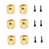 Maxbell RC Car Wheel Hexes Parts Easy to Install Remote Control Car Widened Combiner 6x6 No Output Shaft