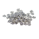 Maxbell 50 Pieces/Pack Silver Charms Pendant Stainless Steel Jewelry Findings for DIY Necklace/Bracelet/Earrings, DIY Crafts - LUCKY Elephant Design - Aladdin Shoppers