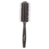 Maxbell Wooden Handle Nylon Hair Care Round Brush Anti Static Styling Brush 5.5cm