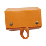 Maxbell Travel Sunglasses Organizer Sturdy Hanging Men Women Eyeglasses Storage Box Orange