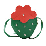 Maxbell Girls Strawberry Purse Stylish Mini Crossbody Bag for Kids Teen Girls Travel Green