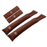 2 Pieces Seat Gaps Filler Pad Parts for Byd Yuan Pro Plus Brown