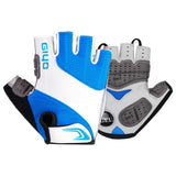 Maxbell Half Finger Cycling Gloves Bike Bicycle Fingerless Women Men Gloves Blue M - Aladdin Shoppers