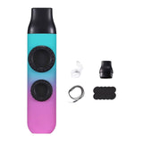 Maxbell Kazoo Double Hole Musical Instrument for Hikes Picnic Backpacking Adventures pink cyan