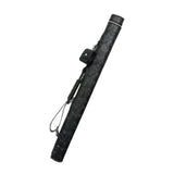 Maxbell Pool Stick Case 2 Holes Compact Portable Zipper Billiard Stick Carrying Case Black